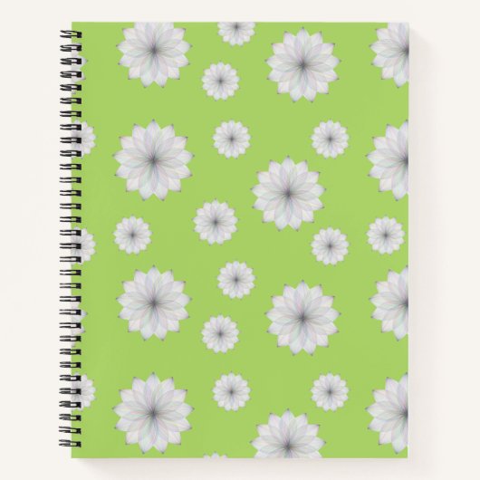 Lime Bloom Dream Notebook ノートブック (正面)