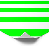 Lime Diagonal Stripes ポスター (角)