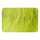 Lime Green Abstract Ethereal Flowing バスマット (正面)
