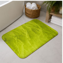 Lime Green Abstract Ethereal Flowing バスマット