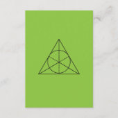 Lime Green Abstract Wallpaper | Minimal Design エンクロージャーカード (正面)