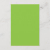 Lime Green Abstract Wallpaper | Minimal Design エンクロージャーカード (裏面)