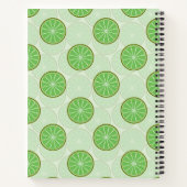Lime Green Aesthetic Notebook ノートブック (裏面)