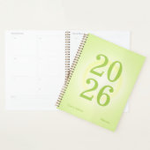Lime Green Aura Big Year Planner プランナー手帳 (ディスプレー)