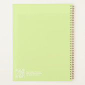 Lime Green Aura Big Year Planner プランナー手帳 (裏面)