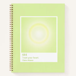 Lime Green Aura Swatch Angel Number Notebook ノートブック