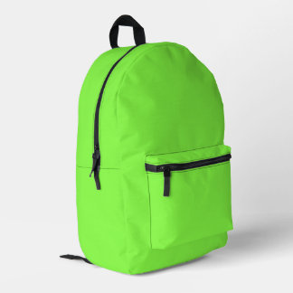 LIME Green Backpack  プリントバックパック