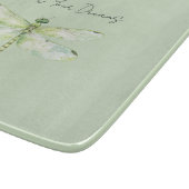 Lime Green Dragonfly カッティングボード (角)