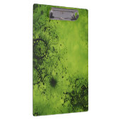 Lime Green Grunge with Black Accents クリップボード (右)