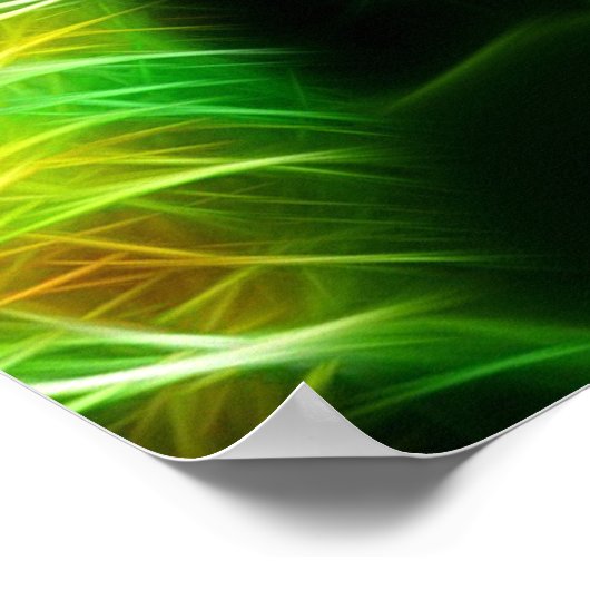 Lime Green Lizard ポスター (角)