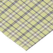Lime Green Plaid Classic Pattern Table Runner ショートテーブルランナー (コーナー)