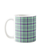 Lime Green Purple Plaid Classic Pattern