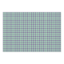 Lime Green Purple Plaid Classic Pattern