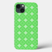 Lime green shippo pattern Case-Mate iPhone case iPhoneケース (裏面)