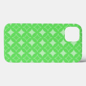 Lime green shippo pattern Case-Mate iPhone case iPhoneケース (裏面 (横))