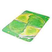 Lime Green Spiral バスマット (アングル)