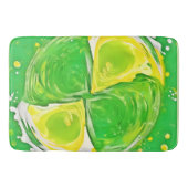 Lime Green Spiral バスマット (正面)