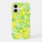 Lime & Lemon Botanical Phone Case iPhone 16ケース (裏面)
