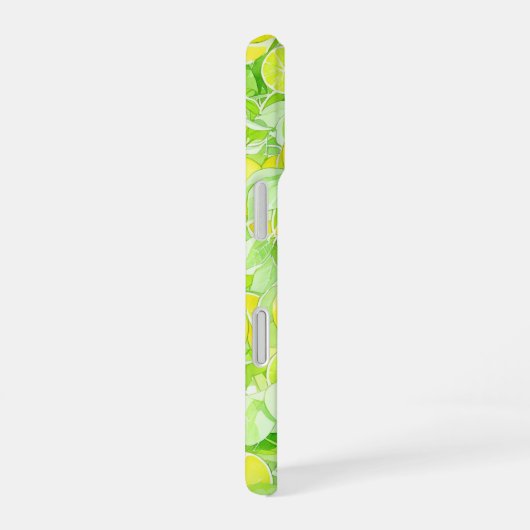 Lime & Lemon Botanical Phone Case iPhone 16ケース (右側面)