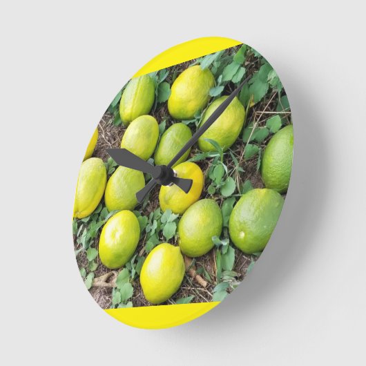 LIME TIME ラウンド壁時計 (傾斜)