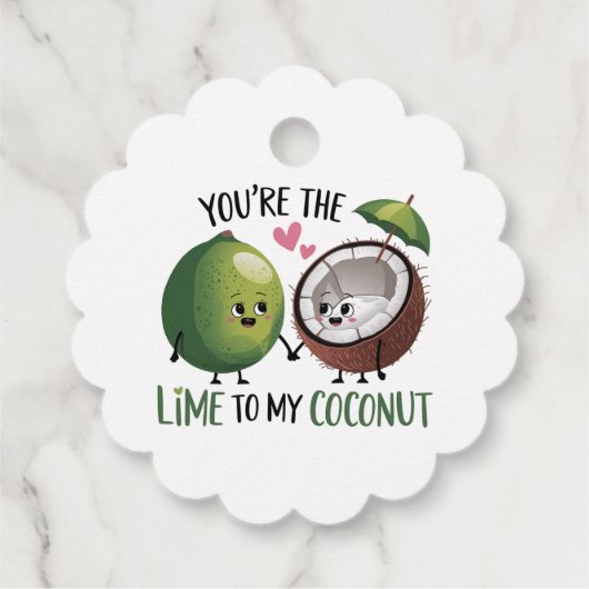Lime to My Coconut Valentine フェイバータグ (裏面)