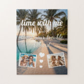 lime with me, leave trouble behind, Foto Vorlage ジグソーパズル (縦)