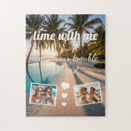 lime with me, leave trouble behind, Foto Vorlage ジグソーパズル