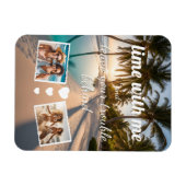 lime with me, leave trouble behind, Foto Vorlage マグネット (横)