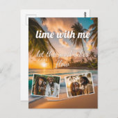 lime with me, let the good vibes flow, dein Foto  ポストカード (正面/裏面)