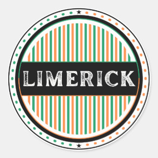 Limerick City Pride Emblem – Irish Identity ラウンドシール