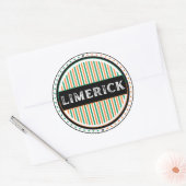 Limerick City Pride Emblem – Irish Identity ラウンドシール (封筒)