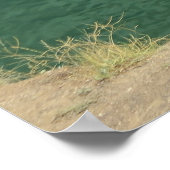 Limestone Cliffs and Emerald Waters  ポスター (角)