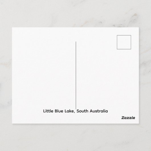 Limestone Cliffs and Emerald Waters  ポストカード (裏面)