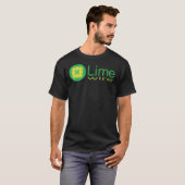 Limewire Musicレトロ90sおよび2000s P2PロゴClassi Tシャツ (正面フル)