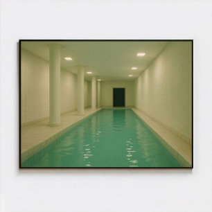 Liminal Indoor Pool Dreamcoreポスター – Surreal フォトプリント