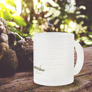 Liminality Frosted Mug by Poet Adiela Akoo フロストグラスマグカップ