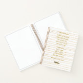 Liminality Hardcover Journal by Poet Adiela Akoo ノートブック (内部)