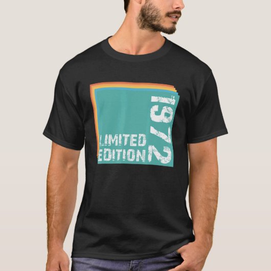 Limit Edition 1972誕生日 Tシャツ (正面)