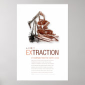 Limit Extraction :持続可能性原則ポスター ポスター (正面)