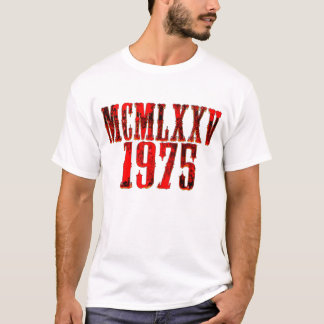 Limited Edition 1975 Birthday 50 year Tシャツ