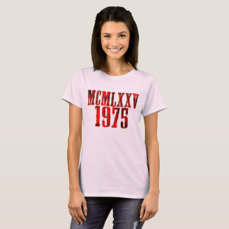 Limited Edition 1975 Birthday 50 year Tシャツ