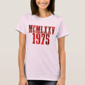 Limited Edition 1975 Birthday 50 year Tシャツ (正面)