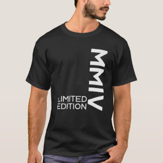 LIMITED EDITION 2004 MMIV ROMAN NUMBERS 18TH BIRTH Tシャツ