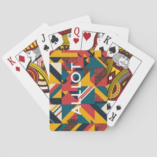Limited edition alllot playing cards トランプ (裏面)