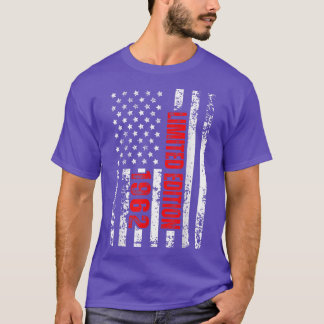 Limited Edition and Born in 1962, Patriotic Birthd Tシャツ