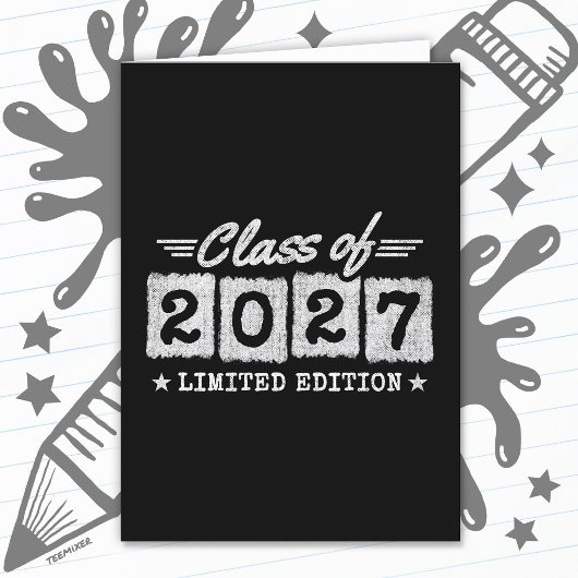 Limited Edition Graduation Senior Class of 2027 カード