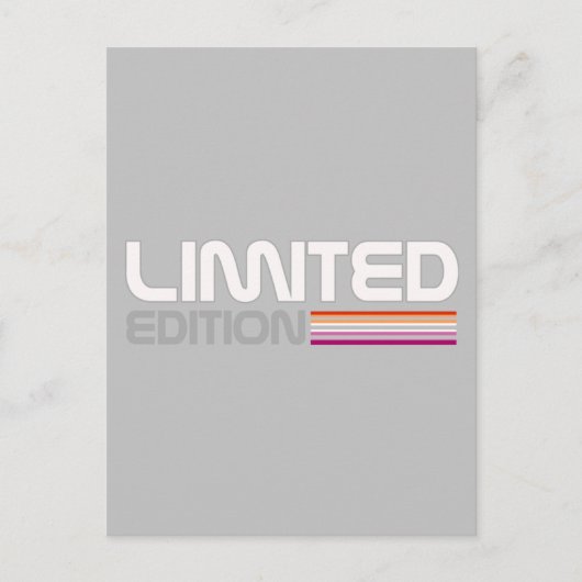 Limited Edition | Lesbian Pride Postkarte ポストカード (正面)