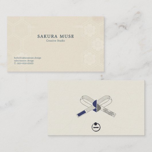 Limited Edition /Minimal Japanese Business Card  名刺 (正面/裏面)