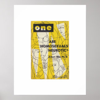 Limited Edition ONE Magazine, April1955プリント ポスター