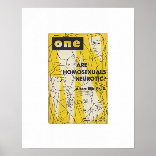 Limited Edition ONE Magazine, April1955プリント ポスター (正面)